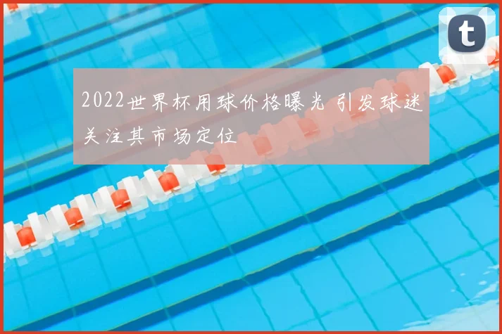 2022世界杯用球价格曝光 引发球迷关注其市场定位